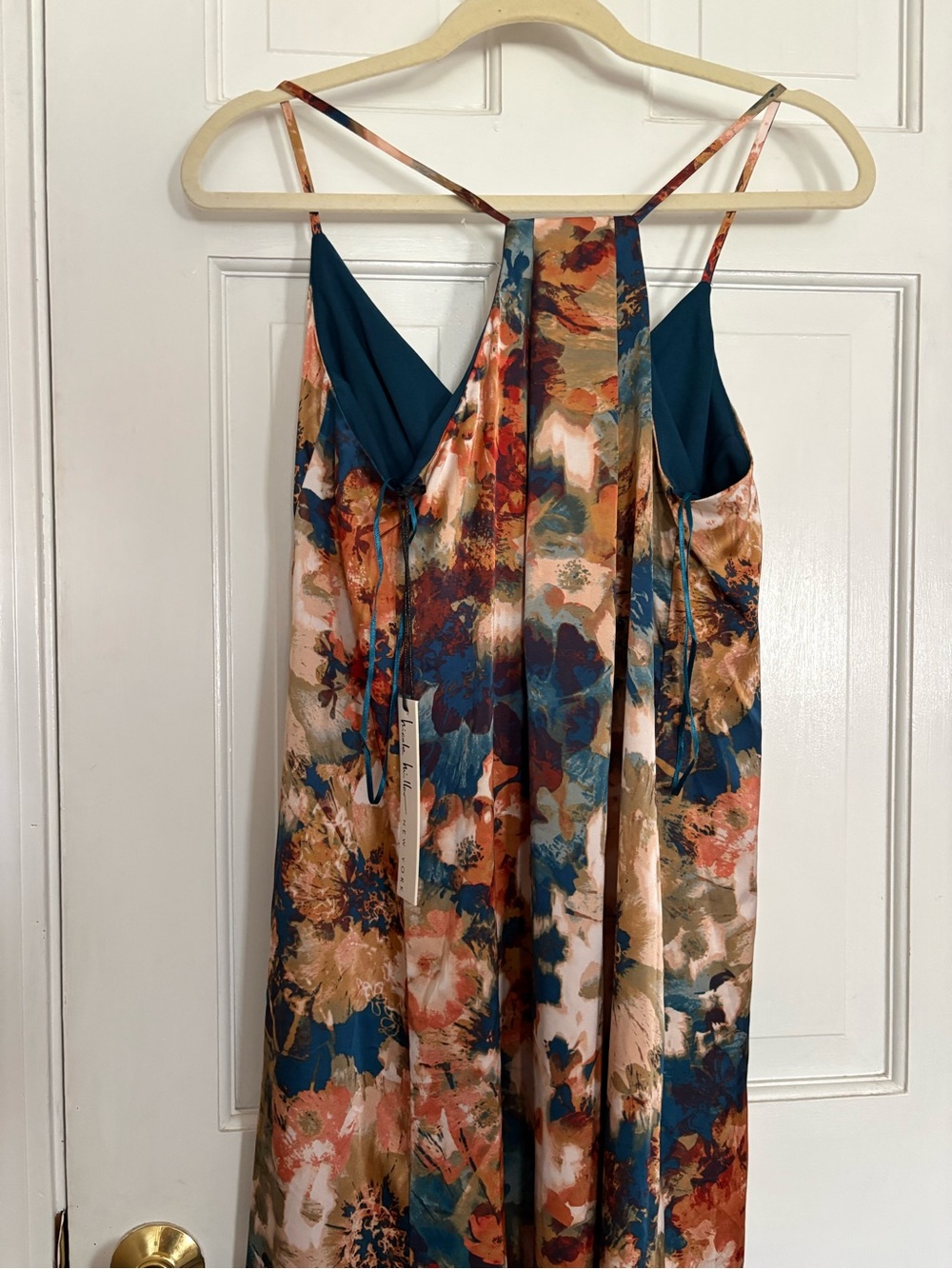 Boho Floral Maxi Slip Dress - Picture 4 of 5
